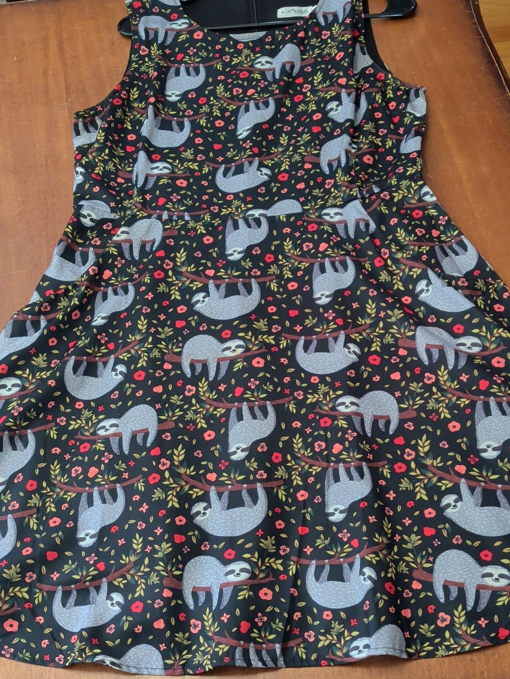 Sloth Dress Pockets